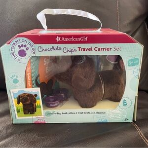 American Girl Chocolate Chip's Travel Carrier Set